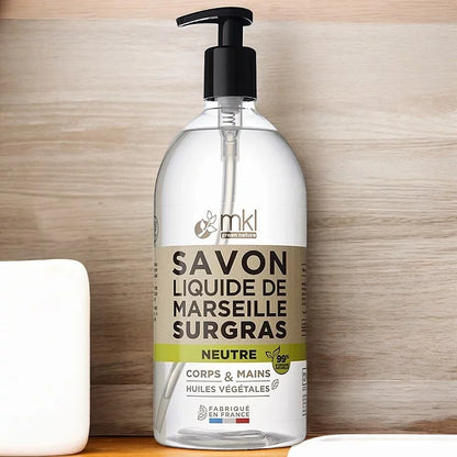 MKL GREEN NATURE - Sabão Líquido de Marselha Surgras Neutro (500ml) - Limpeza Pura & Suave 🌿🧴