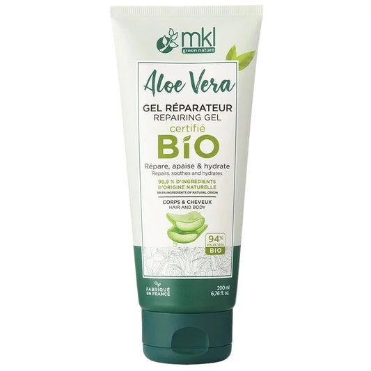 MKL GREEN NATURE - Gel Réparateur Aloe Vera - Soulagement Apaisant pour la Peau 🌱✨