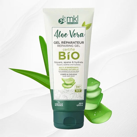 MKL GREEN NATURE - Gel Réparateur Aloe Vera - Soulagement Apaisant pour la Peau 🌱✨