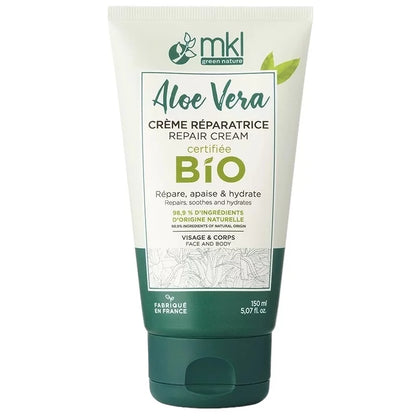 MKL GREEN NATURE - 3-i-1 Aloe Vera Reparationskräm (100ml) - Njut & Återfukta Din Hud! 🌿💧