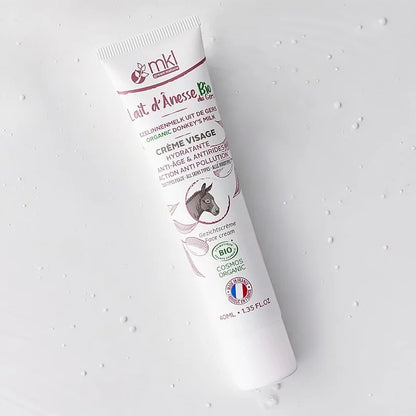 MKL GREEN NATURE - Crème Visage à la Lait de Âne Bio Éclat Radieux (40ml) - Nourrissez Votre Peau Naturellement 🌿✨