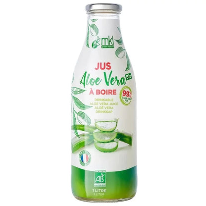 MKL VERT NATURE - Jus à boire d'Aloe Vera (500 ml) - Rafraîchissez votre journée naturellement ! 🌿💧