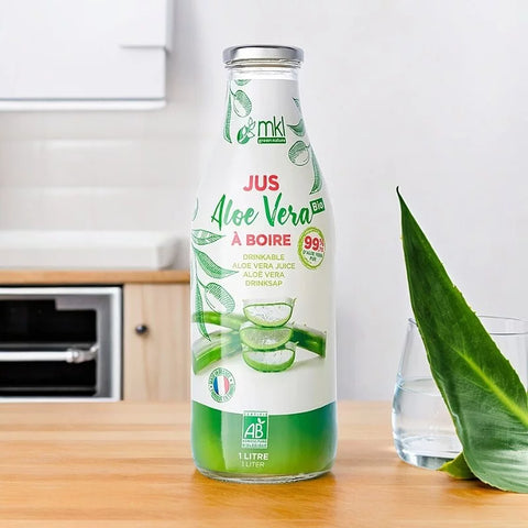 MKL VERT NATURE - Jus à boire d'Aloe Vera (500 ml) - Rafraîchissez votre journée naturellement ! 🌿💧