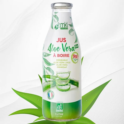 MKL VERT NATURE - Jus à boire d'Aloe Vera (500 ml) - Rafraîchissez votre journée naturellement ! 🌿💧