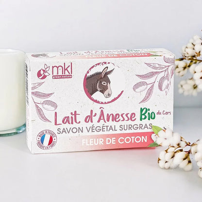 MKL GREEN NATURE - Sabonete Nutritivo de Leite de Burra e Flor de Algodão (100g) - Mime a Sua Pele Naturalmente! 🧼🌸