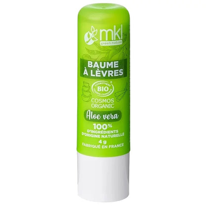 MKL GREEN NATURE - Bálsamo Labial Orgânico de Aloe Vera (4g) - Nutre os Teus Lábios Naturalmente! 🌿💋