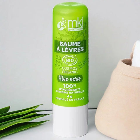 MKL GREEN NATURE - Bálsamo Labial Orgânico de Aloe Vera (4g) - Nutre os Teus Lábios Naturalmente! 🌿💋