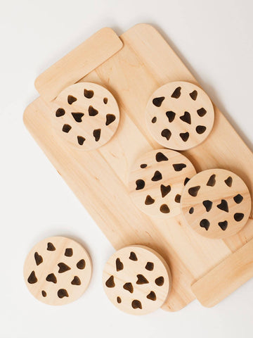 wooden biscuits  toy cookies