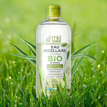 MKL GREEN NATURE - Bi-Phase Waterproof Micellair Water met Aloë Vera (200ml) - Verfris & Hydrateer Uw Huid! 🌊💧