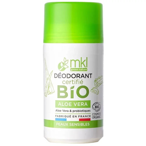 MKL GREEN NATURE - Déodorant Roll-On Antibactérien avec Aloe Vera (50ml) - Protection Fraîche & Naturelle ! 🌿✨