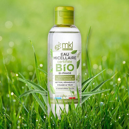 MKL GREEN NATURE - Bi-Phase Waterproof Micellaire Water met Aloë Vera (500ml) - Verfris & Reinig Natuurlijk! 🌿💧