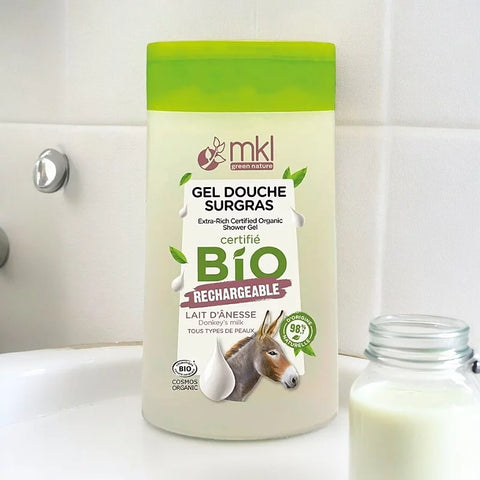 🌿 MKL Green Nature Organic Donkey Milk Shower Gel 🥥