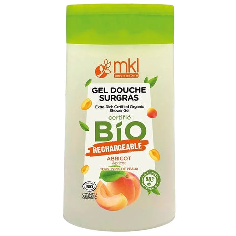 MKL GREEN NATURE - Gel de Ducha de Aceite de Albaricoque Orgánico - Limpieza Refrescante para una Piel Radiante 🍑✨