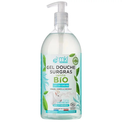 MKL GREEN NATURE - Gel douche au lait de chèvre bio (200ml) - Nourrissez votre peau naturellement ! 🌿🧴