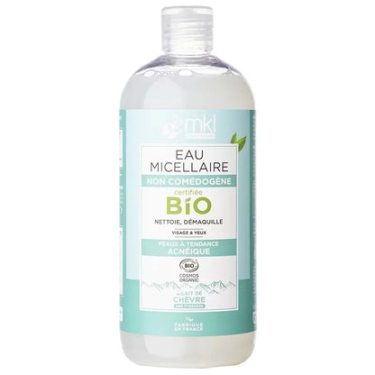 MKL GREEN NATURE - Niet-Comedogene Micellaire Water met Biologische Geitenmelk (500ml) - Vernieuw & Hydrateer Je Huid 💧🌸