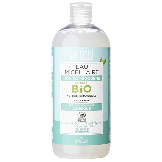 MKL GREEN NATURE - Eau Micellaire Non-Comédogène avec Lait de Chèvre Bio (500ml) - Rafraîchissez & Hydratez Votre Peau 💧🌸