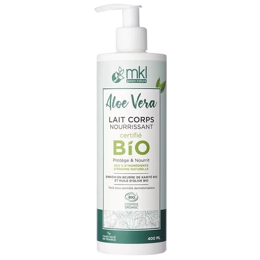 MKL GREEN NATURE - Loción Corporal Nutritiva con Aloe Vera Orgánico (400ml) - ¡Hidrata Tu Piel Con Placer! 🌿🧴