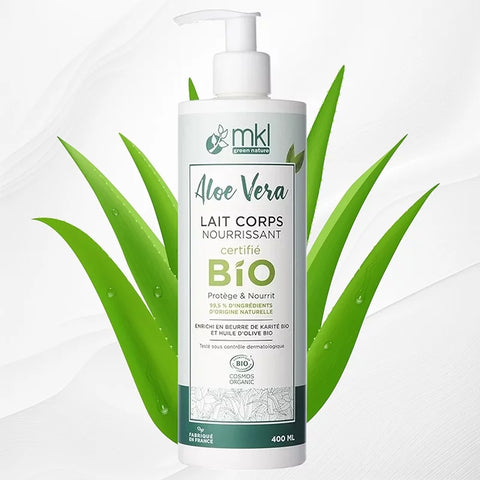 MKL GREEN NATURE - Loção Corporal Nutritiva com Aloe Vera Biológica (400ml) - Hidrate a Sua Pele de Forma Abençoada! 🌿🧴