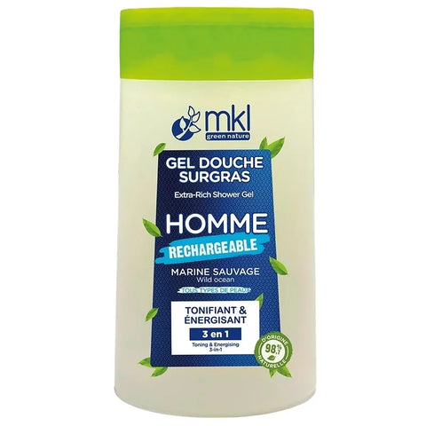 MKL GREEN NATURE - Gel de Ducha Silvestre para Hombres – Limpieza Refrescante para Almas Aventureras 🌊🧴