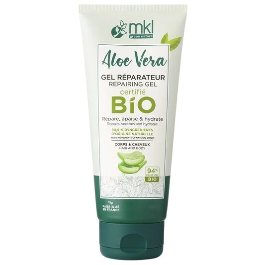 MKL GREEN NATURE - Gel Reparador de Aloe Vera (100ml) - ¡Refrigera y Revitaliza Tu Piel! 🌱💧