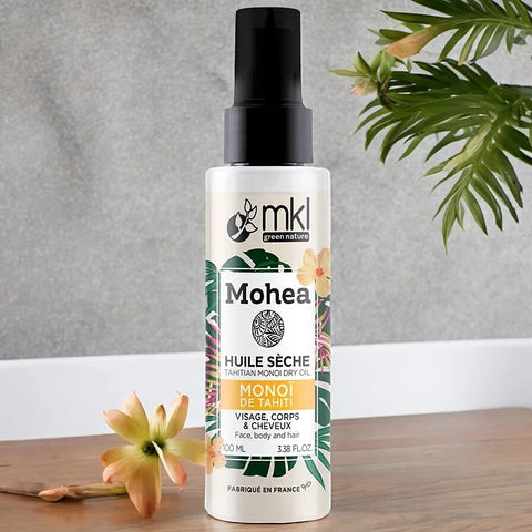 MKL GREEN NATURE - Naturlig Monoi de Tahiti Tør Olie (100ml) - Nær din hud naturligt! 🌿💧