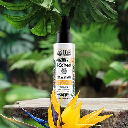 MKL GREEN NATURE - Naturlig Monoi de Tahiti Tør Olie (100ml) - Nær din hud naturligt! 🌿💧