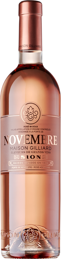 Maison Gilliard Rosé mi-doux AOC Porte de Novembre 2023 Rosé