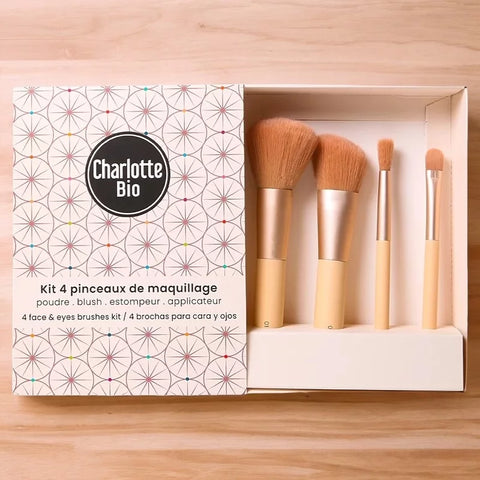 🎨 Charlotte Bio Professional Makeup Brush Kit