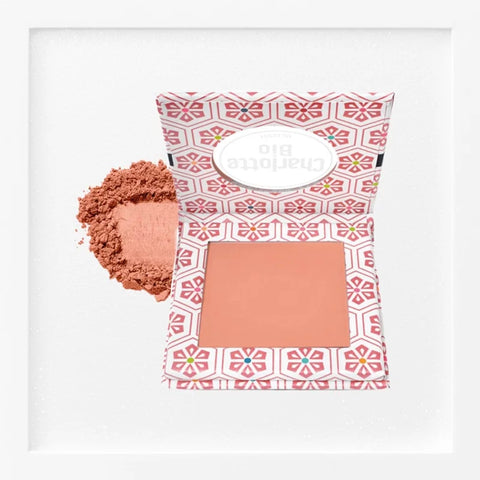 🌺 Charlotte Bio Coral Pink Powder Blush