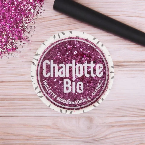 ✨ Charlotte Bio Sparkling Fuchsia Glitter