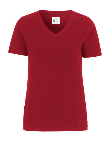 Stretch V-Neck Lady