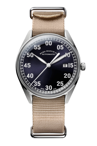 Elka Watch - Beige Nato Strap - Classic Style with a Twist ⌚ X03-0901