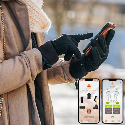 ALPENHEAT - Calzini Riscaldati FIRE-SOCK APP Cotone - Rimani Caldo e Confortevole! 🔥🧦
