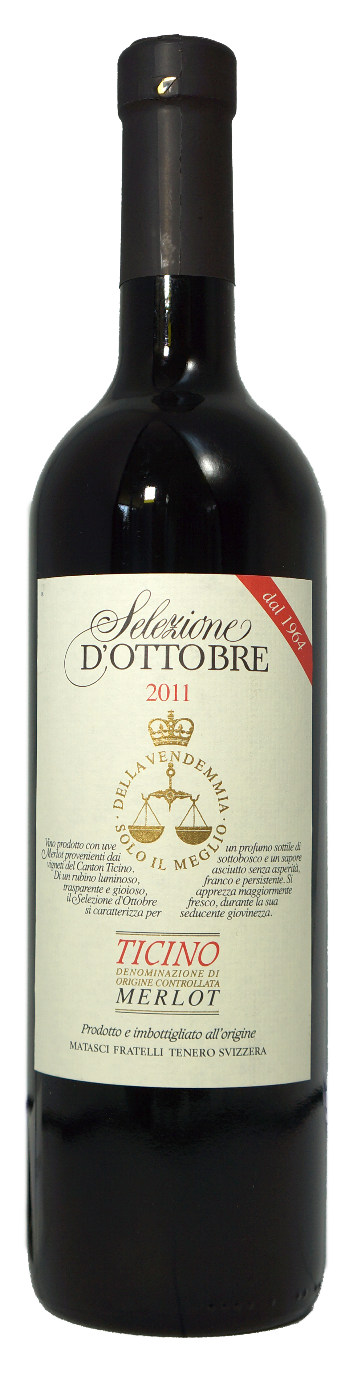 Matasci Merlot Ticino Selezione d'Ottobre 2021
