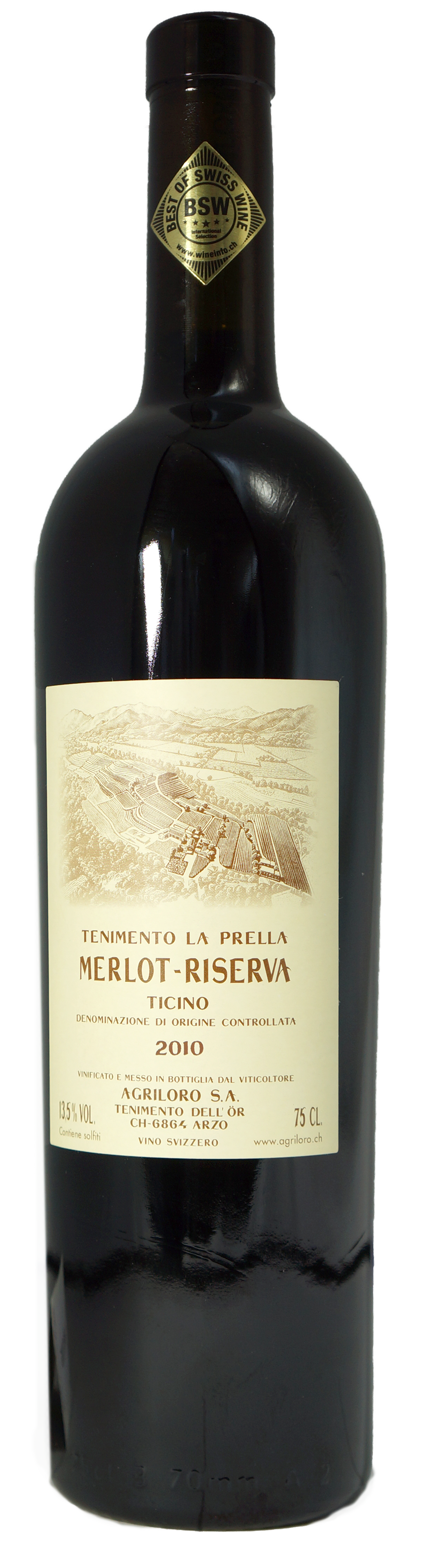 Tenimento la Prella Merlot Riserva La Prella DOC Magnum 2015