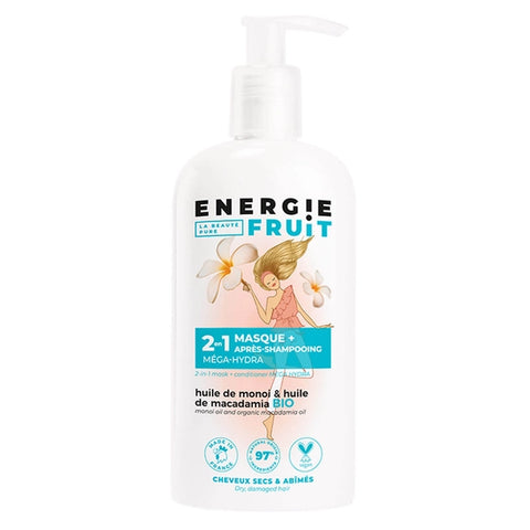 🌴 ENERGIE FRUIT 2en1 Masque + Après Shampooing Méga-Hydra 🌴