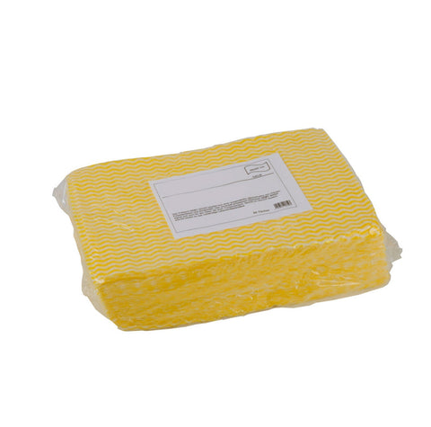 Tovagliolo multiuso, giallo, 38 x 60 cm, 50 tovaglioli