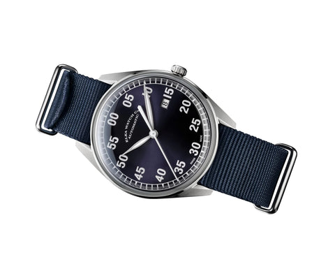 Elka Ur - Stilfuldt Blåt Nato-rem ⌚ X03-0902