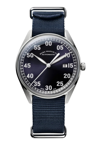  Montre Elka - Bracelet Nato bleu élégant ⌚ X03-0902