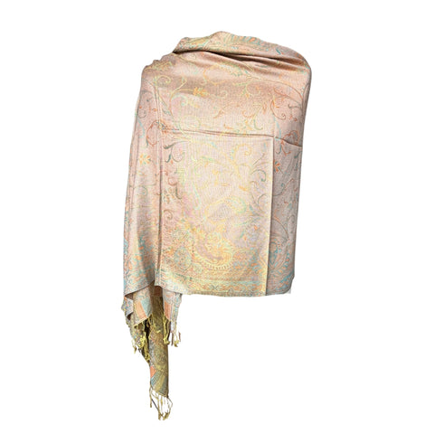 AISHITERU - Zenara Silk Shawl - Soft Dawn Elegance ✨🌅