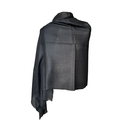 Aishiteru Zephira Cashmere Shawl – Midnight Elegance