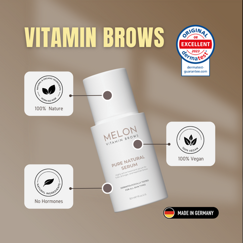 Cejas con vitaminas