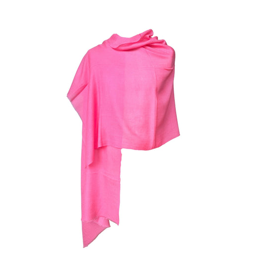 AISHITERU - Bellara Cashmere Shawl - Ultra-soft warmth in Radiant Blossom Pink ✨💖