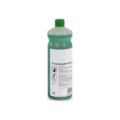 Fensterseife Konzentrat für streifenfreien Glanz, pH-Wert 9, 1 Liter