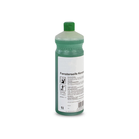 Fensterseife Konzentrat für streifenfreien Glanz, pH-Wert 9, 1 Liter