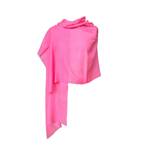 AISHITERU - Bellara Cashmere Shawl - Ultra-soft warmth in Radiant Blossom Pink ✨💖