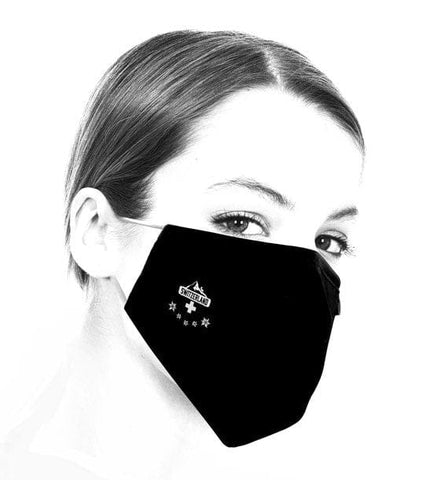 Swiss Ethno Elon Gesichtsmaske – Baumwolle, Waschbar & Swissness-Design