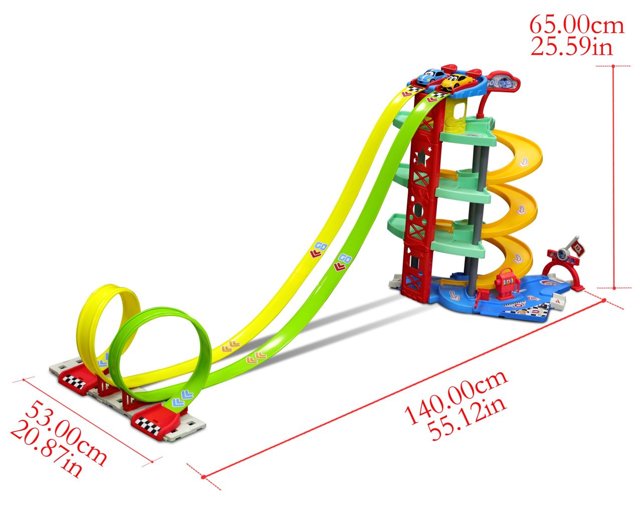 Mega Race Track Set Garage