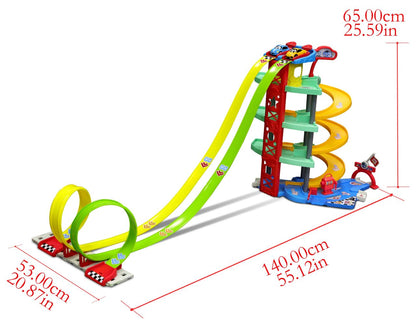 Mega Race Track Set Garage