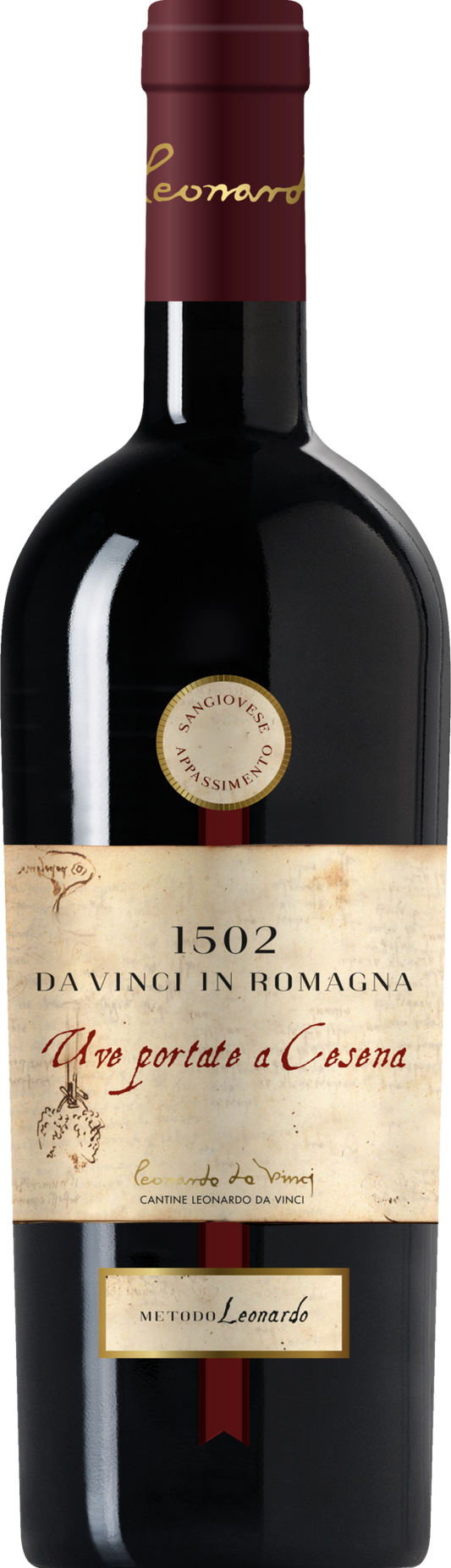 Cantine Leonardo da Vinci Uve Portate a Cesena 1502 Appassimento Romagna DOC 2023